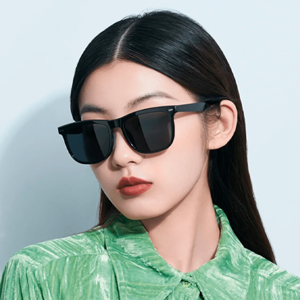 Солнечные очки унисекс Xiaomi Square Sunglasses Пластик / Черный photo 5