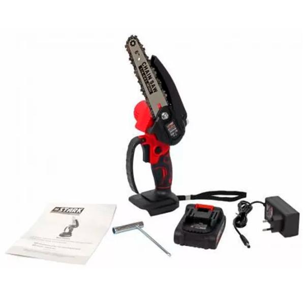 Fierăstrău cu lanţ Stark BCS-21015 cu acumulator/ Red photo 4