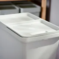 Набор для сортировки мусора Ikea Hallbar 44л / Пластик / Серый photo 7