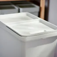 Набор для сортировки мусора Ikea Hallbar 42л / Пластик / Серый photo 3