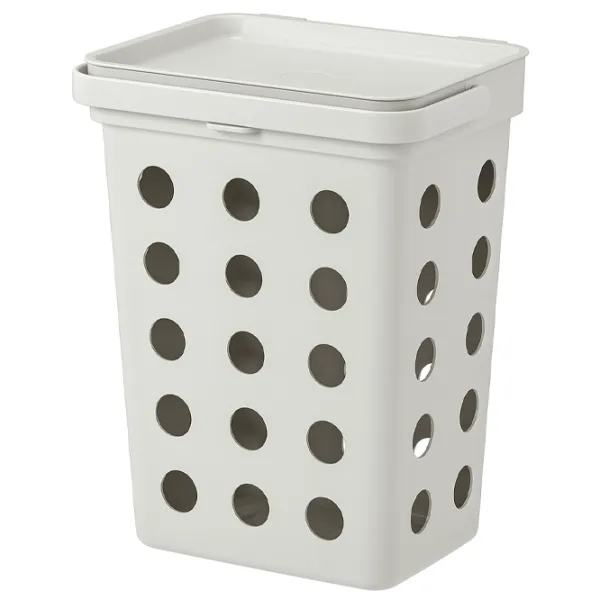 Set de sortare a deșeurilor Ikea Hallbar 40l / Plastic / Gray photo 2