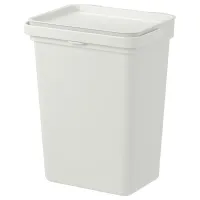 Набор для сортировки мусора Ikea Hallbar 55л / Пластик / Серый photo 2