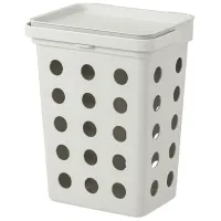 Набор для сортировки мусора Ikea Hallbar 55л / Пластик / Серый photo 3