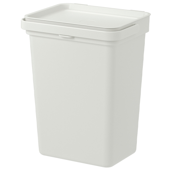 Set de sortare a deșeurilor Ikea Hallbar 20l / Plastic / Gray photo 3