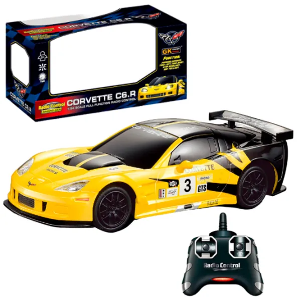 Mașină RC Corvette C6.R 866-2417  / 2.4 GHz / Black Multicolor photo 7