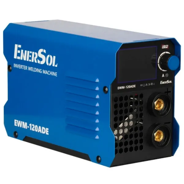 Aparat de sudat Enersol EWM-120ADE 230 V  cu electrod (MMA), cu gaz inert (TIG) / Blue photo 3