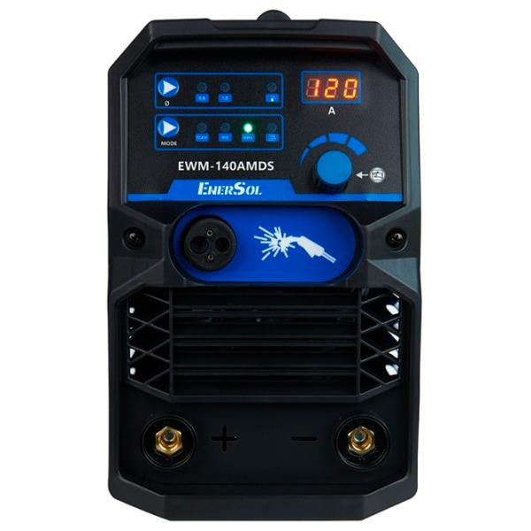 Aparat de sudat Enersol EWM-140AMDS 230 V semiautomat (MIG/MAG), cu electrod (MMA), cu gaz inert (TIG) / Blue photo 2