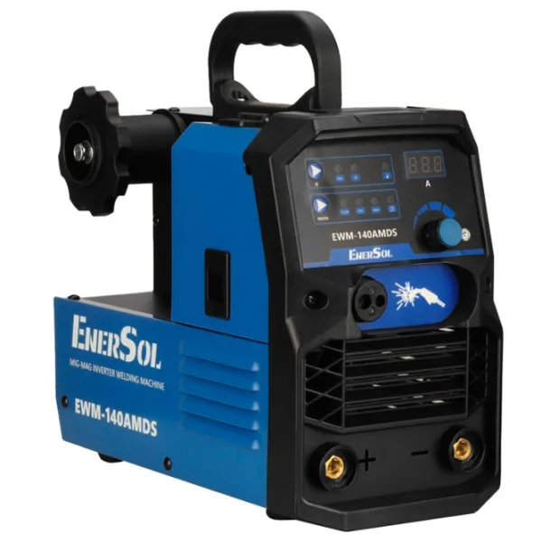 Aparat de sudat Enersol EWM-140AMDS 230 V semiautomat (MIG/MAG), cu electrod (MMA), cu gaz inert (TIG) / Blue photo 4