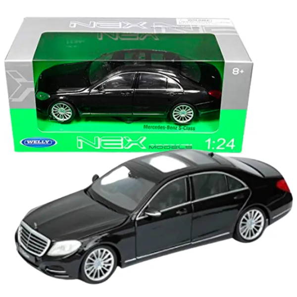 Машинка Welly Mercedes Benz S-Class 24051  / / Серый Черный photo 2