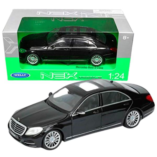 Машинка Welly Mercedes Benz S-Class 24051  / / Серый Черный photo 2