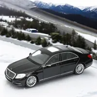 Машинка Welly Mercedes Benz S-Class 24051 / / Серый Черный photo 5