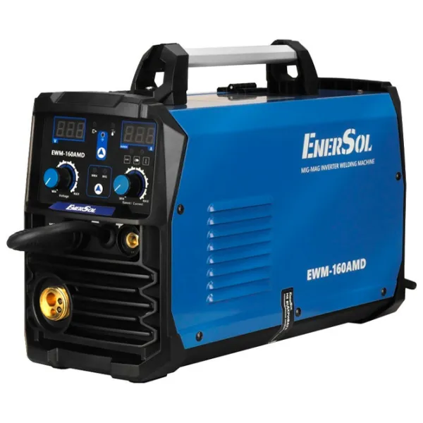 Aparat de sudat Enersol EWM-160AMD 230 V semiautomat (MIG/MAG), cu electrod (MMA), cu gaz inert (TIG) / Blue photo 5