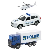 Set de mașini Welly Police 95210-3B(B)  / / Black White