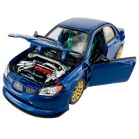 Машинка Welly Subaru Impreza 22487 / / Brown Синий photo 2