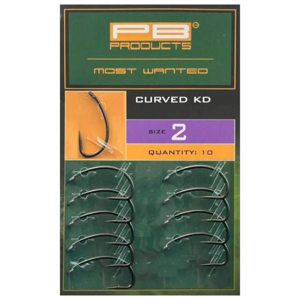 Set de cârlige PB Products KD CURVED DBF Cantitatea în set - 10 / Mărimea - 2 photo 1