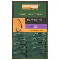 Set de cârlige PB Products KD CURVED DBF Cantitatea în set - 10 / Mărimea - 2
