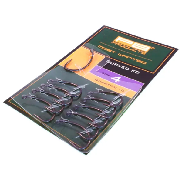 Set de cârlige PB Products KD CURVED DBF Cantitatea în set - 10 / Mărimea - 4 photo 1