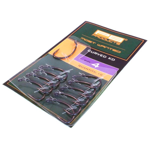 Set de cârlige PB Products KD CURVED DBF Cantitatea în set - 10 / Mărimea - 4 photo 1