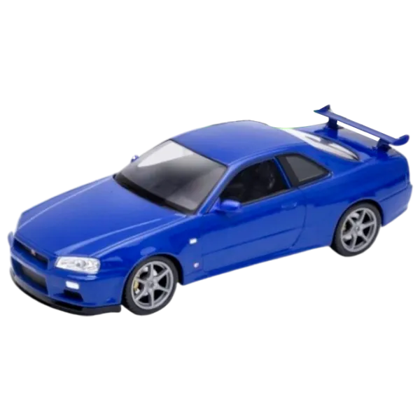 Машинка Welly Die Cast Nissan Skyline GT-R 24108  / / Серый Синий photo 1