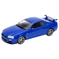 Mașină Welly Die Cast Nissan Skyline GT-R 24108  / / Gray Blue