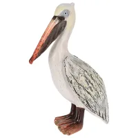 Садовая фигура ProGarden Пеликан Полистоун / Белый