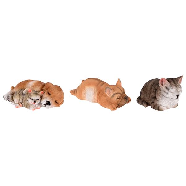 Figurină de gradină ProGarden Câine și pisică Polystone / Multicolor photo 2