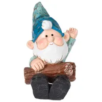 Figurină de gradină ProGarden Pitic așezat Ceramică / Multicolor