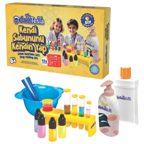 Joc de rol Play Toys Nikola Tesla Liquid Soap 6+ / Set de experimente photo 1