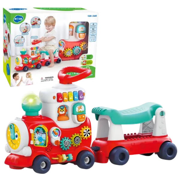 Jucărie de împins și tras Hola Toys HE8990  0+ / Red photo 2 Jucărie de împins și tras Hola Toys HE8990  0+ / Red photo 2