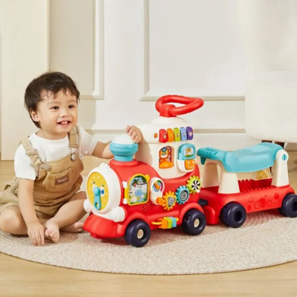 Jucărie de împins și tras Hola Toys HE8990  0+ / Red photo 8 Jucărie de împins și tras Hola Toys HE8990  0+ / Red photo 8