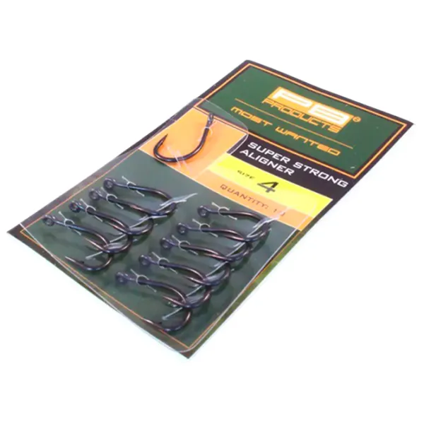 Set de cârlige PB Products SUPER STRONG DBF Cantitatea în set - 10 / Mărimea - 4 photo 1