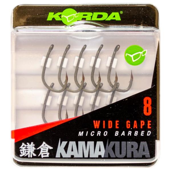 Set de cârlige Korda Kamakura Wide Gape Cantitatea în set - 10 / Mărimea - 8 photo 1