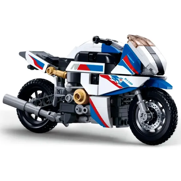 Constructor Sluban S1000MS Motocicletă/ Blue photo 2