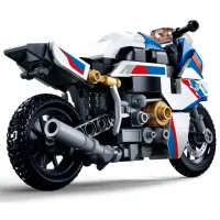 Конструктор Sluban S1000MS Мотоцикл/ Синий photo 4