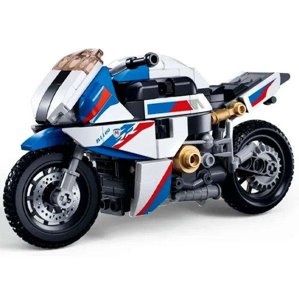 Constructor Sluban S1000MS Motocicletă/ Blue photo 5