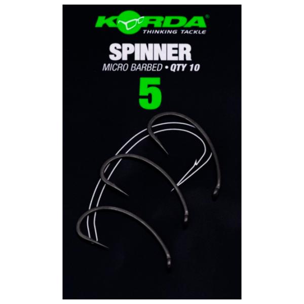 Набор крючков Korda Spinner Количество в наборе - 10 / Размер - 5 photo 1