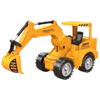 Экскаватор Essa Toys Multifunctional Engineering Vehicle 99-50A  / / Серый Желтый