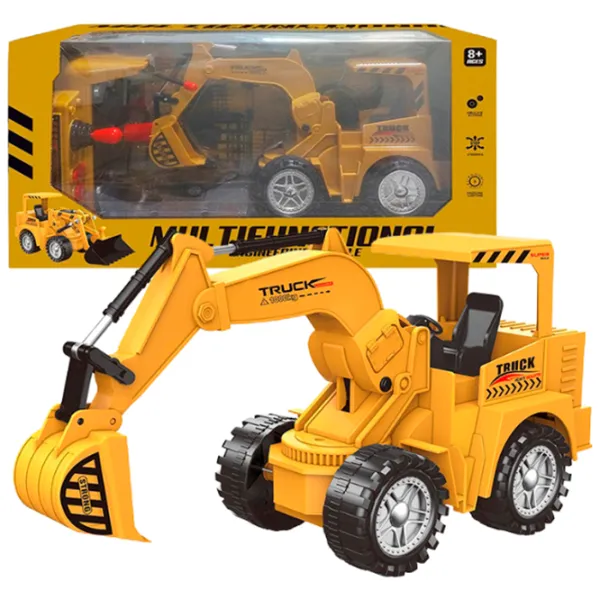 Excavator Essa Toys Multifunctional Engineering Vehicle 99-50A  / / Gray Yellow photo 4