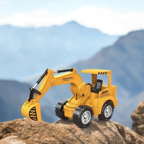 Excavator Essa Toys Multifunctional Engineering Vehicle 99-50A  / / Gray Yellow photo 5