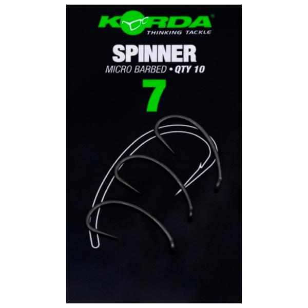 Set de cârlige Korda Spinner Cantitatea în set - 10 / Mărimea - 7 photo 1