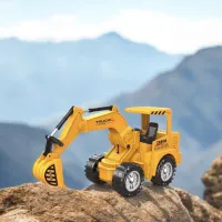 Buldozer Essa Toys Multifunctional Engineering Vehicle 99-50B / / Gray Yellow photo 5