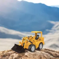 Buldozer Essa Toys Multifunctional Engineering Vehicle 99-50B / / Gray Yellow photo 6
