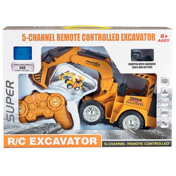 Excavator Essa Toys 66-29   / / Gray Yellow photo 3 Excavator Essa Toys 66-29   / / Gray Yellow photo 3
