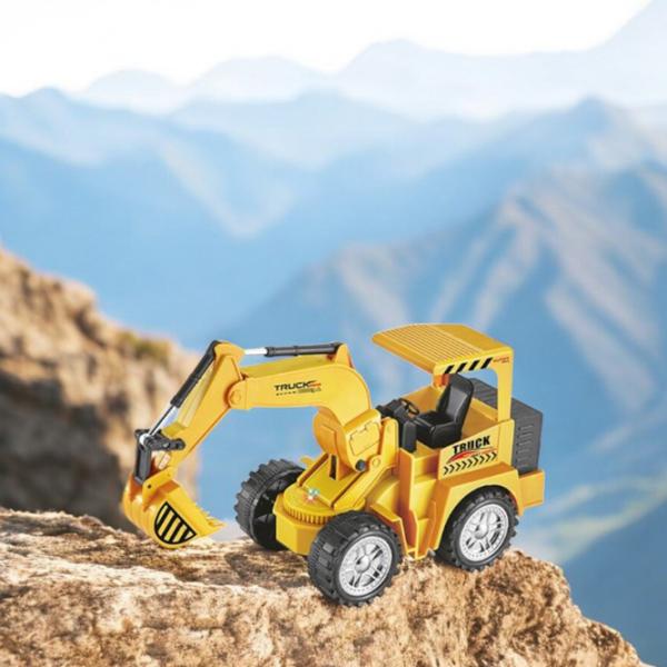 Excavator Essa Toys 66-29   / / Gray Yellow photo 4 Excavator Essa Toys 66-29   / / Gray Yellow photo 4