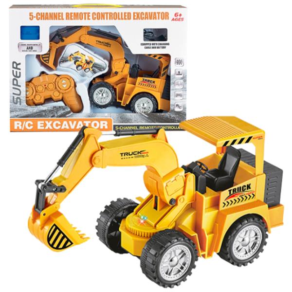 Excavator Essa Toys 66-29   / / Gray Yellow photo 5 Excavator Essa Toys 66-29   / / Gray Yellow photo 5