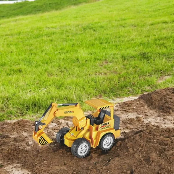 Excavator Essa Toys 66-29   / / Gray Yellow photo 6 Excavator Essa Toys 66-29   / / Gray Yellow photo 6
