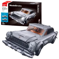 Constructor Sluban Spy car Mașină/ Gray