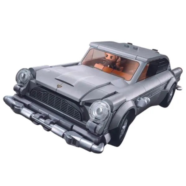Constructor Sluban Spy car Mașină/ Gray photo 3