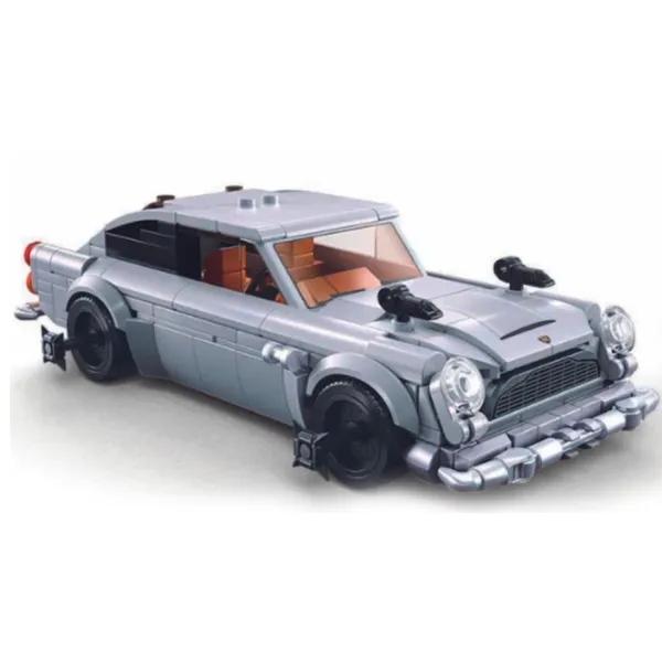 Constructor Sluban Spy car Mașină/ Gray photo 4