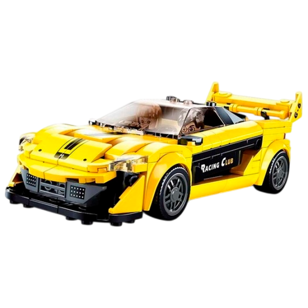 Конструктор Sluban Racing Car English Автомобиль/ Желтый photo 1